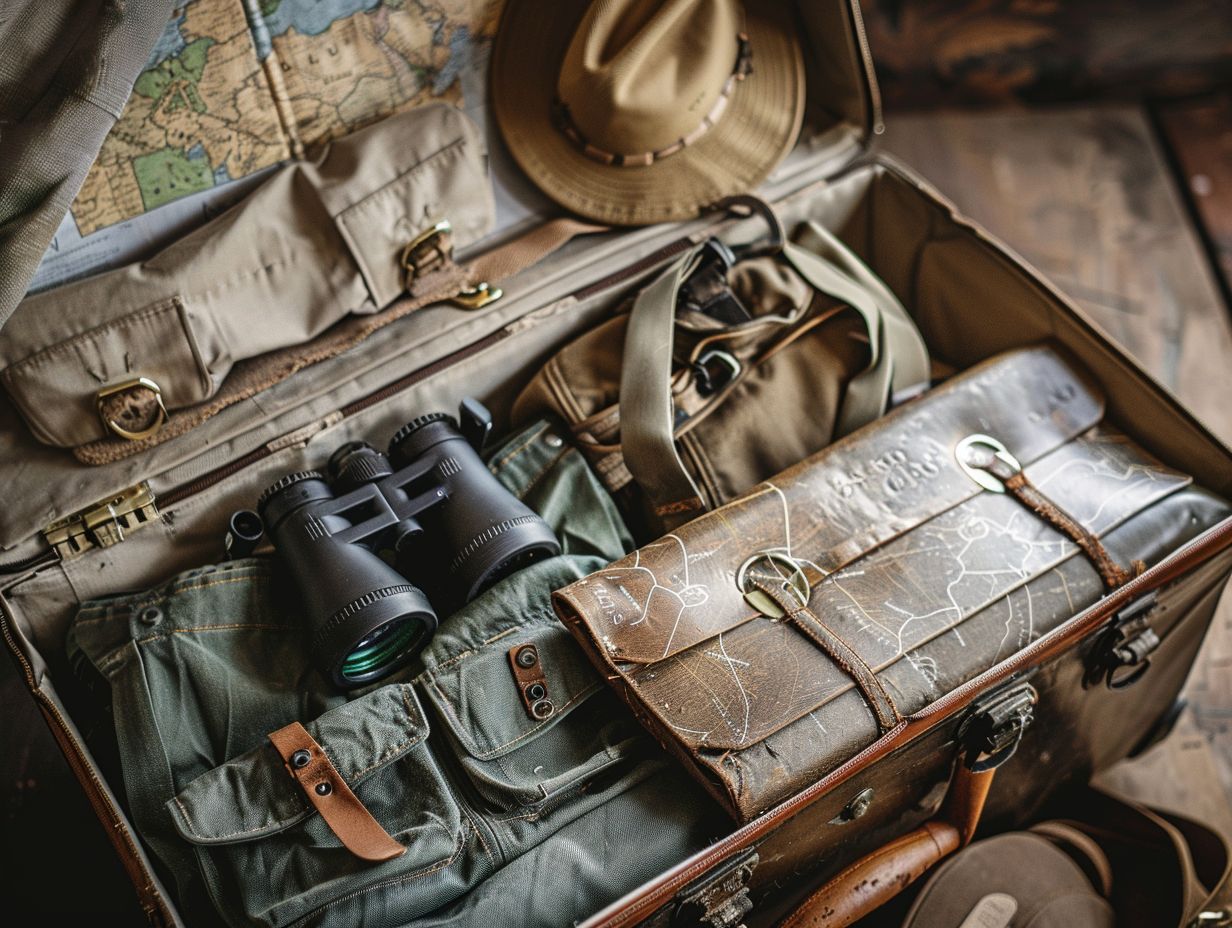 What should I pack for a safari?